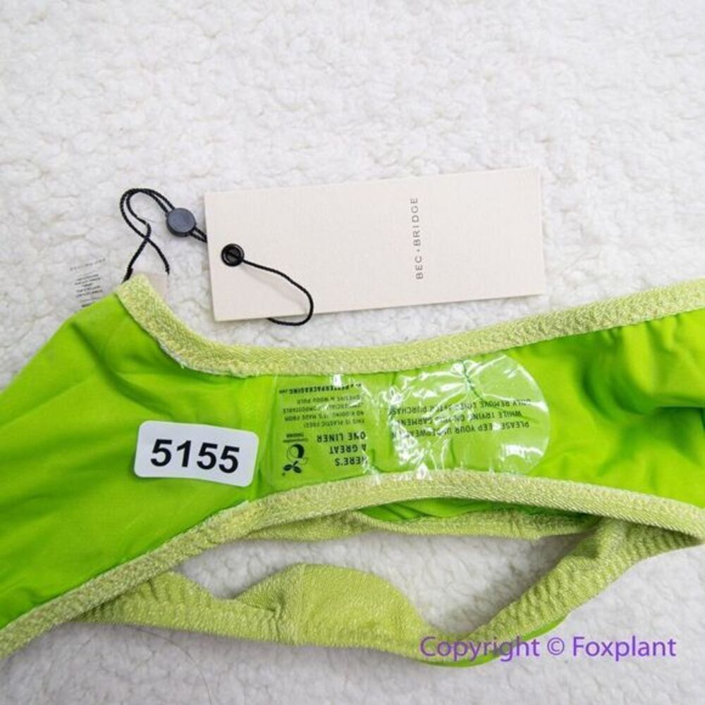 NEW Free People‎ x Bec & Bridge appletini lime green bikini bottom, USA size 4 - Picture 7 of 9